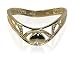 10 KT Yellow Gold Heart Thumb Ring 10k Band