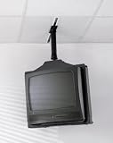 Da-Lite Quick Link Suspended Ceiling Monitor Mount with White Plate for 32-35 Diagonal Television