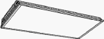 American Fluor #PET244AE8 4LGT 32W Lay In Troffer