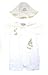 Max and Tilly Baby White Drop Needle Cotton Jersey Romper and Hat Set size 6-12 months