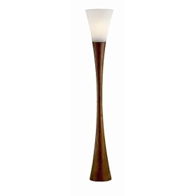 Espresso Floor Lamp - Walnut by Adesso
