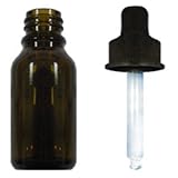 Lotus Light Pure Essential Oils - Bottle Glass Amber w/Dropper 1/2 oz - Essential Oil Packaging Supplies