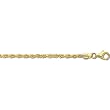 14K Yellow Gold Diamond-Cut Rope Chain - 2.25mm - 20 inch