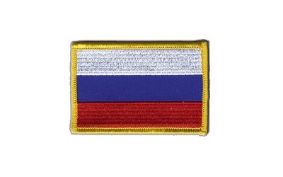 Écusson brodé Flag Patch Russie - 8 x 6 cm