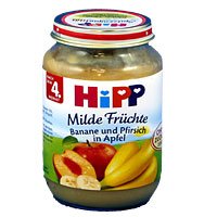 Hipp Banane Pfirsich in Apfel 190g