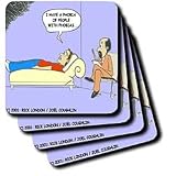 Londons Times Funny Medicine Cartoons - Phobia Of People With Phobias - Coasters