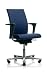 HAG H04 High Back Chair w/ Arms (Black Fabric)