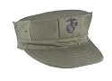 5631 Fatigue Cap, Poly/Cotton Olive with Emblem, Large