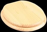 Toilet Seats Light Pine, Round shape Toilet Seat, PVD Brass Hinge