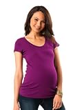 Motherhood Maternity: Short Sleeve Scoop Neck Maternity T Shirt