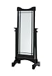 Powell Mission Black Cheval Mirror