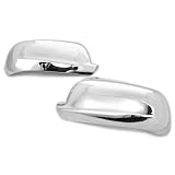 Triple Chrome Rear View Mirror Covers Trims Moulding for 98-04 Volkswagen VW Jetta... 