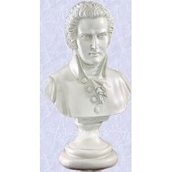 Wolfgang Amadeus Mozart statue home sculpture bust new (The Digital Angel)