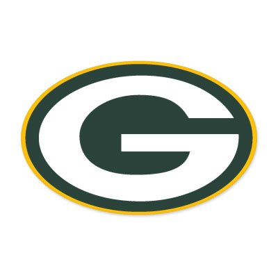 Green Bay Packers NFL Large Sticker (12