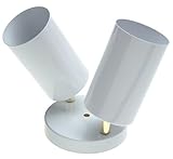 Westinghouse #66682 2 Light White Ceiling Fixture