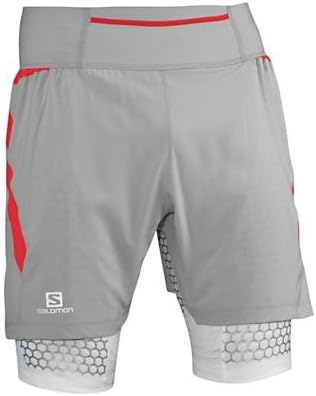Salomon Exo S-Lab Twinskin Shorts (Small, Aluminum)