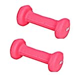 Pair of Neoprene Pink Dumbell Set 2 Lb Each