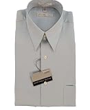 Geoffrey Beene Wrinkle Free Sateen Solid-Point Collar