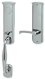 Baldwin 85340.260.RFD Tahoe Emergency Exit Right Hand Dummy Handleset with Tahoe Lever, Chrome
