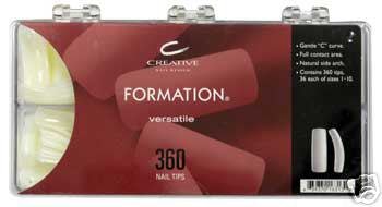 Creative Nail Design Formation Acrylic Nails Tips 360ct