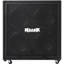Krank Black Rev 4x12 Speaker Cabinet with Chrome Grill