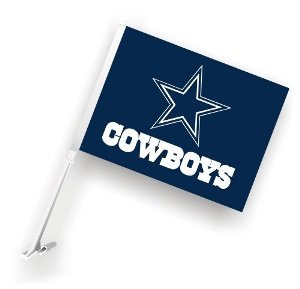 Dallas Cowboys Two Sided Car Flag