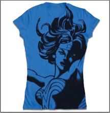 DC Original Comics Wonder Woman Juniors Blue Shirt
