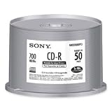 Sony Ink-Jet Printable CD-R - Bulk (50 pk, Spindle)