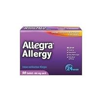 Allegra 24 Hour Allergy Relief 180 mg - 90 ct