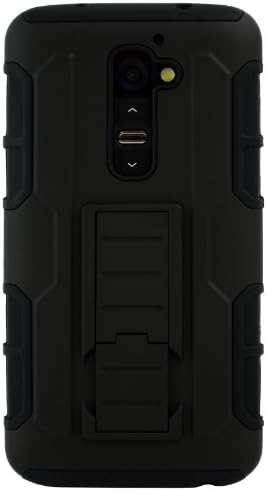 CellJoy LG G2 Case (WILL NOT FIT VERIZON G2) Protective Cover Skin [Slim Holstur] Ultra Slim Fit Protection Cover with Belt Clip Holster For G2 [Retail Packaged] (Black)