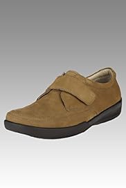 Airflex Comfort Leather Wide Fit Riptape Shoes