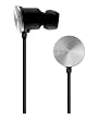 Nixon Wire 8mm Headphone Rubber Black Braided Wire, One Size