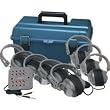 Hamilton Listening Center 6 Station Jackbox With Volume Deluxe Headphones Asm/Case - Hamilton LCPJBP-6SVHA5