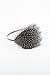 Black white tiara fascinator vintage feather hairband by 81stgeneration