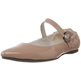 ALL BLACK Womens Pointy Jane Mary Jane Flat