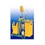 Rubbermaid-Blue Janitor Cart 2000 With Vinyl Bag (6173BL) Category: Utility Carts