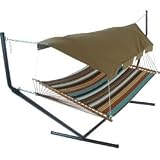 Light Tan Brown Hammock Canopy - For Bronze Stand Hideaway Collection