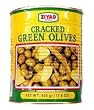 Green Cracked Olives (ziyad) 4lb (64oz)