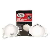 Buy 12 Pack SAS Safety 8610 N95 Rated Particulate Respirator Dust Mask - 20 per... by SAS Safety