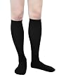 Pintoli Style 1067 Men's Comfy Support Travel and Dress Compression Socks, 15-20mmHg, Large Size