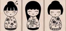 Three Japanese Dolls Artistic Impression by Hero Arts