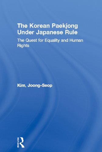 The Korean Paekjong Under Japanese Rule