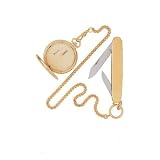 Bulova Wrist Watches - Bulova 97C23 Specialty Mens Gilt Dial Pocket Watch by Bulova