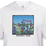 Londons Times Funny Society Cartoons - Recessive Jeans - T-Shirts