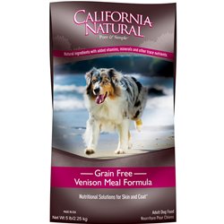 California Natural Grain Free Venison Meal Formula Adult Dog Food - 15 lb
