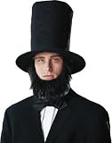 Abraham Lincoln Costume Hat With Beard