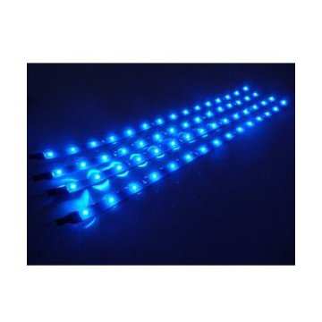 SODIAL(TM) 4 Pz striscie luminose impermeabile flessibile a LED Blu da 30 centimetri per camion dell'automobile
