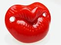 Billybob GIMME A KISS red lips Novelty PACIFIER Billy Bob teeth gag gift