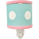 My Baby Sam Pixie Baby Night Light, Aqua and Pink