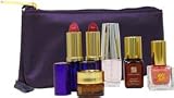 Estee Lauder Travel Set Navy Cosmetic Bag 7 Piece Kit